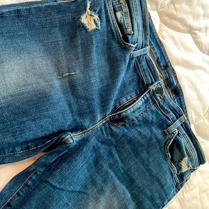 Joe’s jeans slightly distressed